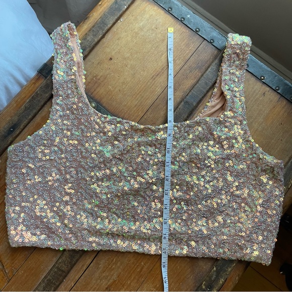 Forever 21+ Sequin Crop Tank - Picture 6 of 6